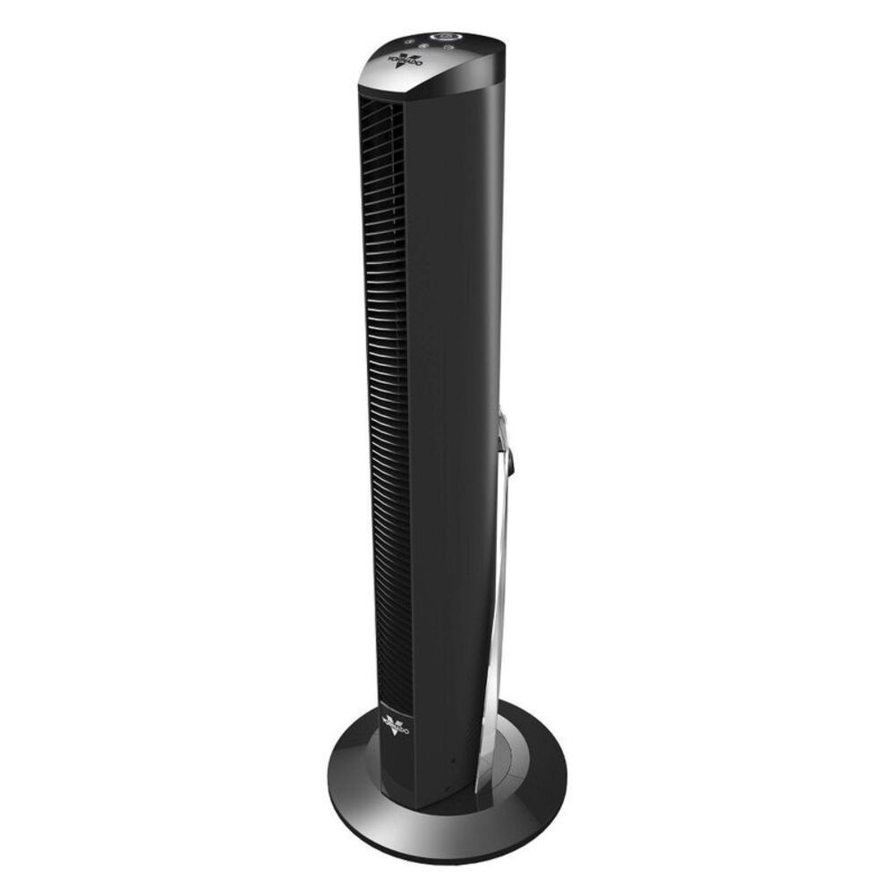 Vornado 37" OSCR37 Oscillating Tower Fan, Black: Quiet 4 Speeds, Remote, Timer